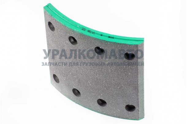 накладка тормозная задняя 184х188 (8 отверстий) качество Huatai HOWO WG9200340068