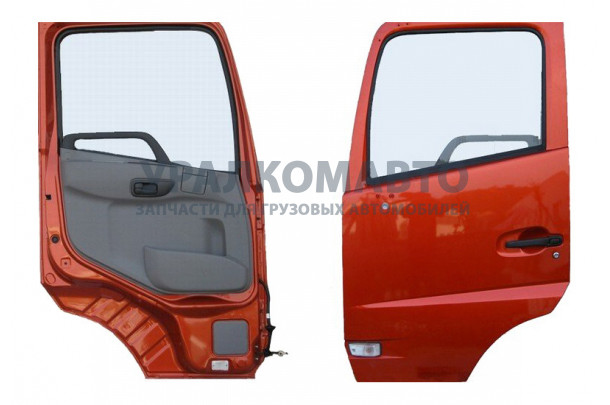 дверь левая красная в сборе (электростеклоподъемник) DONG FENG 6100011-C0102