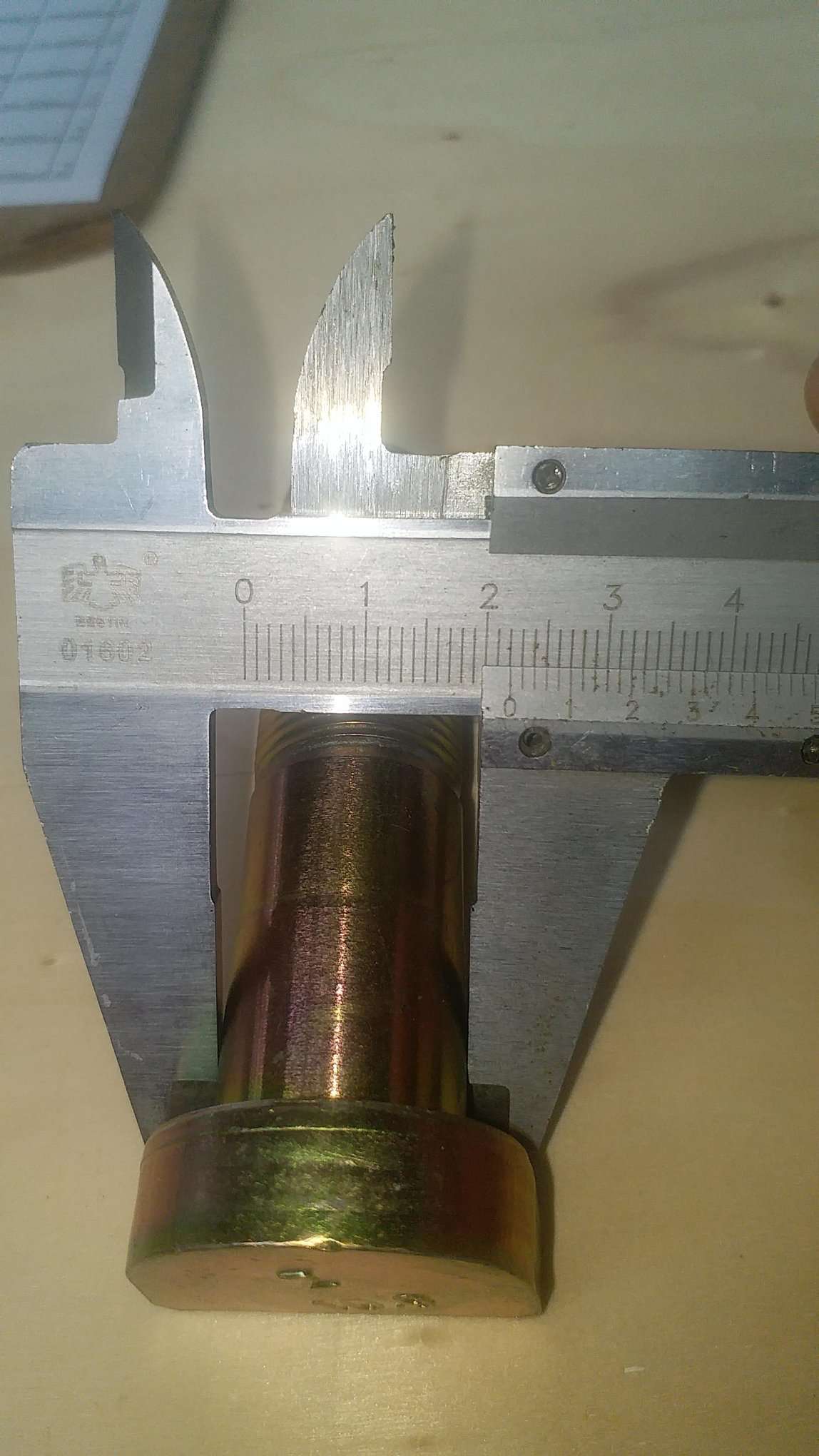 Шпилька колесная передняя с гайкой L=90 D=22 M22 MCY13,T5G