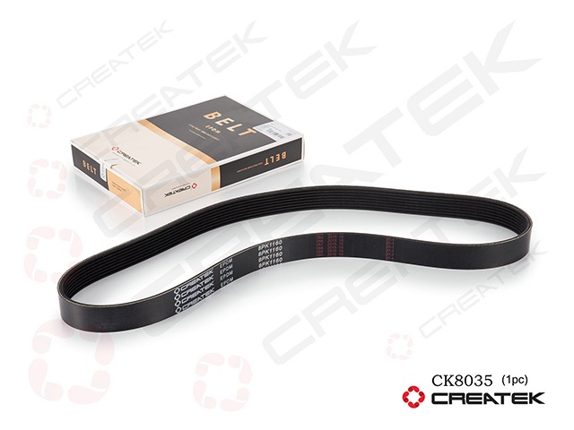 Ремень вентилятора 8PK1160 WD10 CREATEK